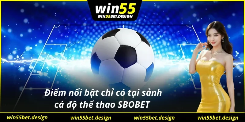 Các ưu điểm vượt trội của sảnh thể thao SBOBET Win55